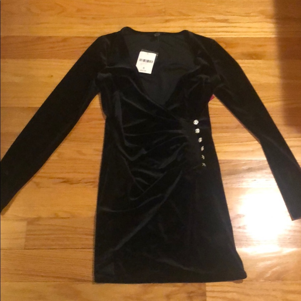 Black Velvet Mini dress